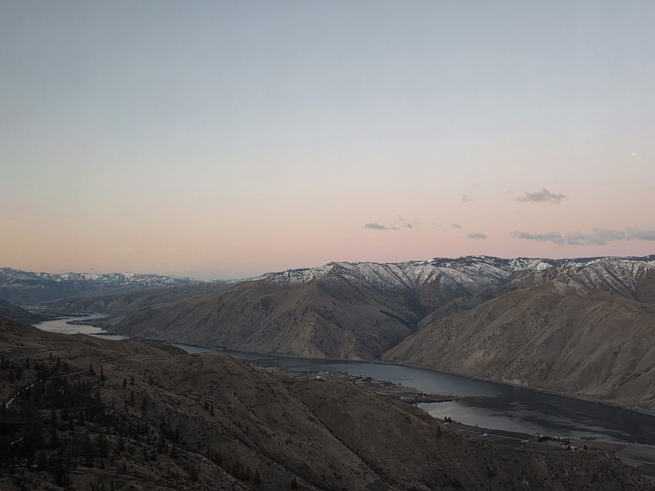 Sunrise over the earth's horizon